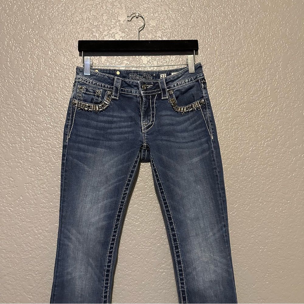 Miss Me bedazzled booty boot cut Jean - Picture 6 of 8